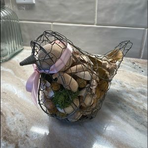 Wire Bird potpourri holder